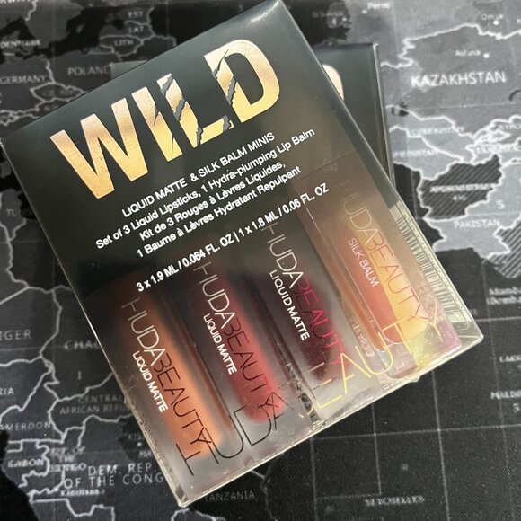 HUDA BEAUTY Other - Liquid Matte and Silk Balm Minis, Lipcolor, Lipstick By Huda beauty